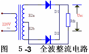 電子電路圖，整流二極管的作用,整流電路