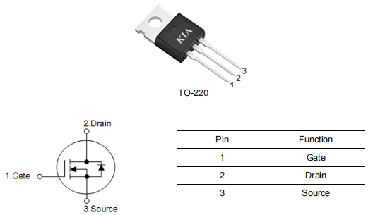供電mos管,50n06,50a60v,KIA50N06BP場(chǎng)效應(yīng)管-KIA MOS管