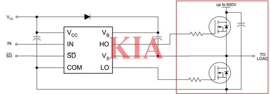 半橋驅(qū)動和全橋驅(qū)動原理圖,工作原理-KIA MOS管