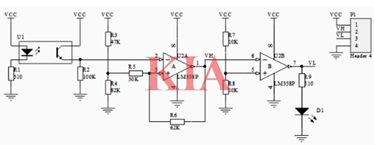 光電傳感器電路