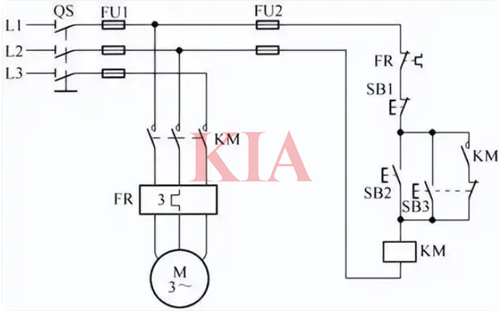 三相電動機電路圖,電機控制電路圖-KIA MOS管