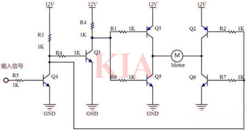 12v直流電機正反轉