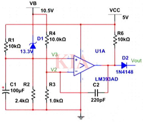 逆變電源保護電路,欠壓過壓保護電路圖-KIA MOS管